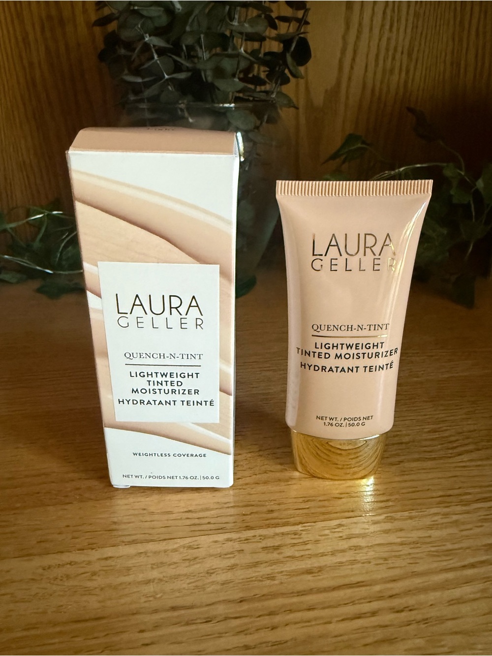 Laura Geller Lightweight Tinted Moisturizer.
Color Light